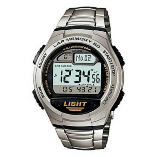 JAM TANGAN PRIA/ COWOK CASIO DIGITAL RANTAI ORIGINAL  GARANSI INTERNASIONAL TAHAN AIR ELEGANT..