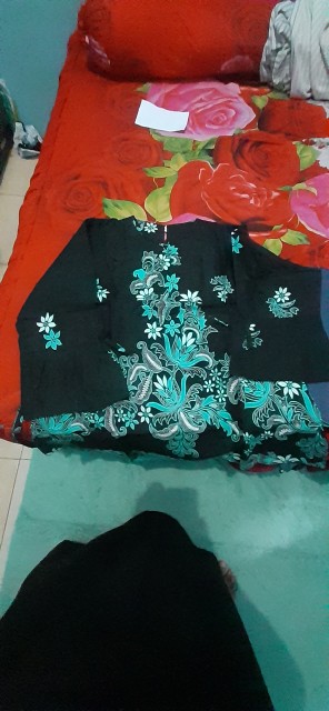 Batik Dolby Dolbi Dobby Doby Tenun Sutra Tulis Katun Atbm Baron Atasan Batik Wanita Sogan Srg308