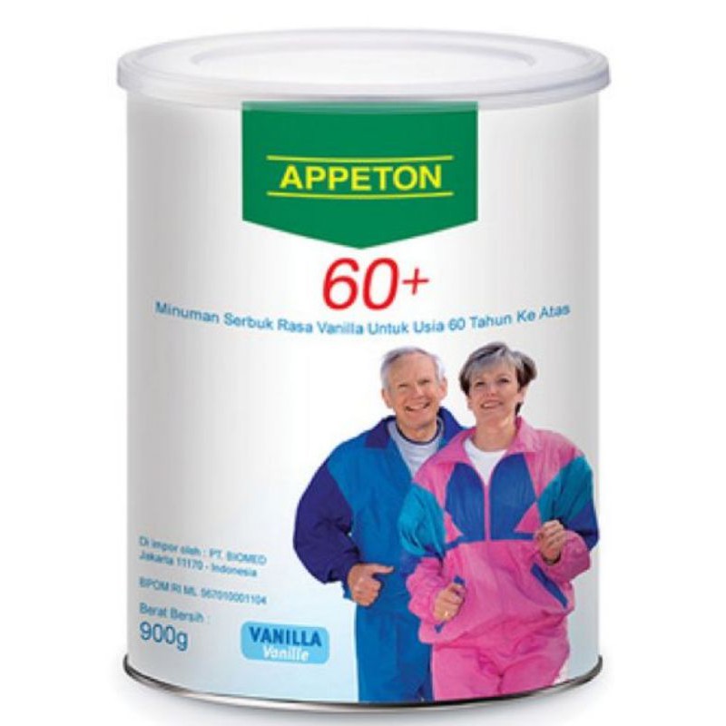 

APPETON 60+ / Susu Lansia - Orang Tua (Vanilla) 900 Gram apeton 900gr