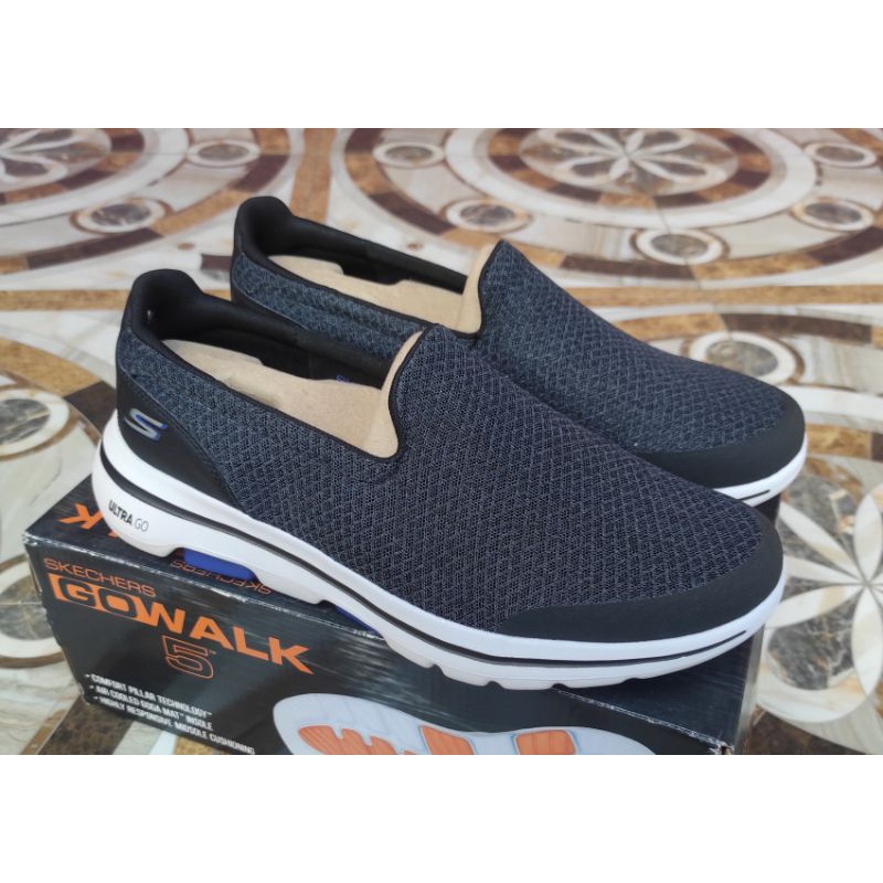 Sepatu Skechers Go Walk 5 Sparrow blk Original