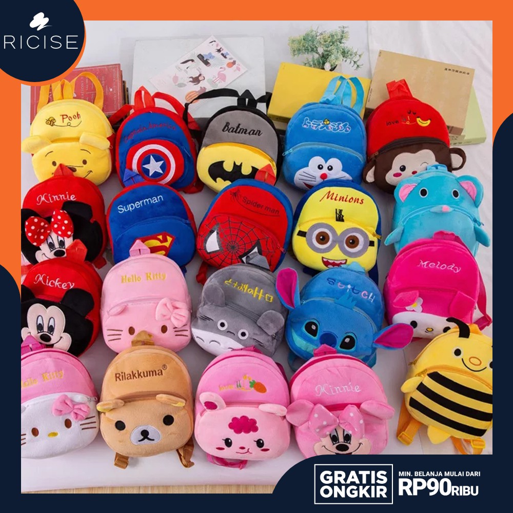Ricise Rc1031 Tas Ransel Anak Karakter Lucu Tas Anak Kecil Ricise Rc1031 Tas Ransel Anak Karakter Lucu Tas Anak Kecil