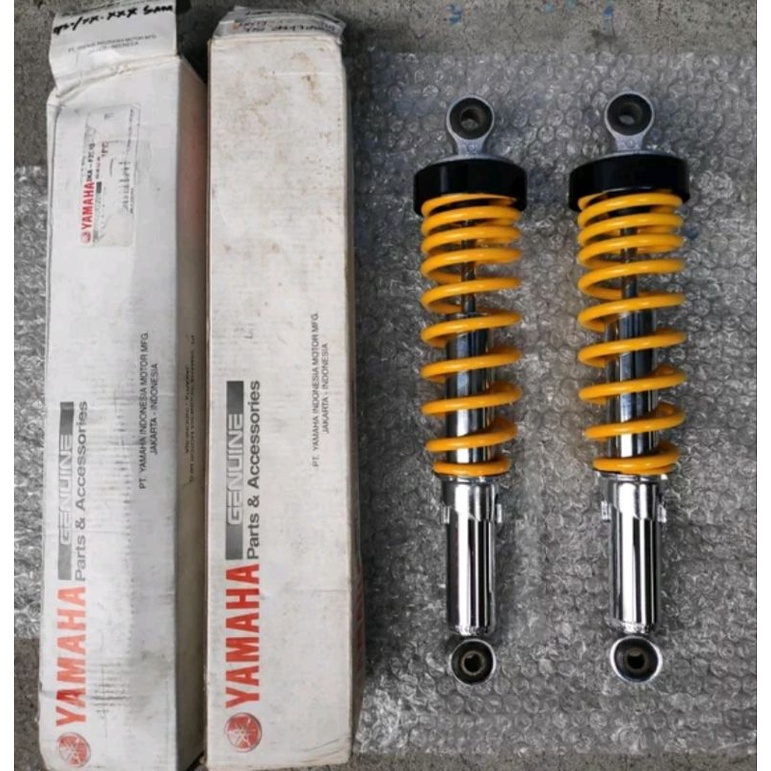SHOCK BELAKANG SHOCKBREAKER (ASLI KUNING NOS) RXZ RZR ORI ASLI ORIGINAL YAMAHA NOS