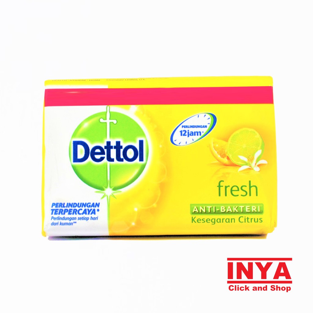 DETTOL FRESH ANTI BAKTERI SOAP 105gr - Sabun Batang