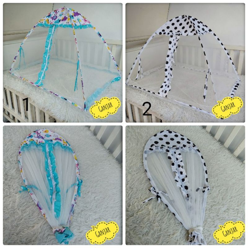 Kelambu  Bayi Lipat - Kelambu Tidur - Kelambu Model Tenda Anti Nyamuk