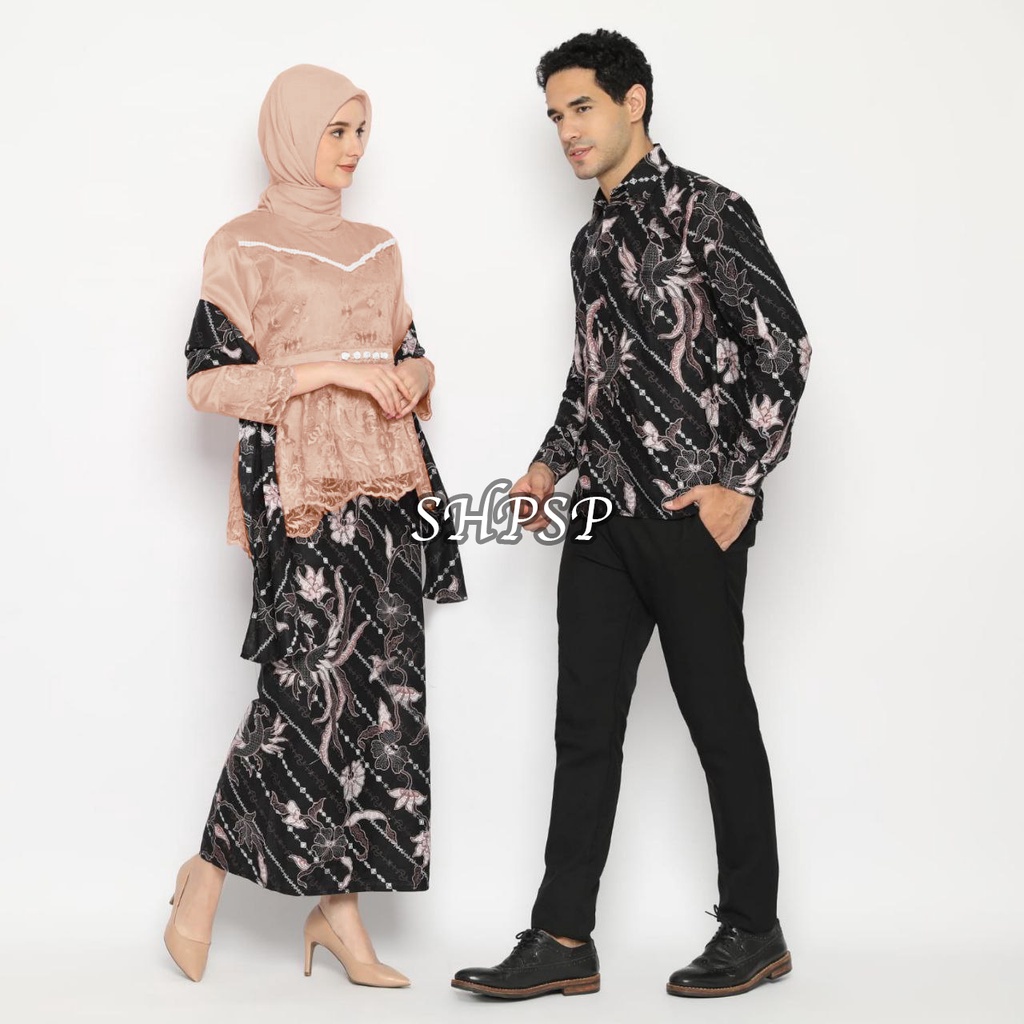 New Collection - SHOPASHOP SOLO Batik Kebaya Couple Jesicca Tulle Mutiara Couple Tunangan/ Kebaya Wisuda/ Couple Engagement/ Bridesmaid/ Pager Ayu/ Couple Hits 2022