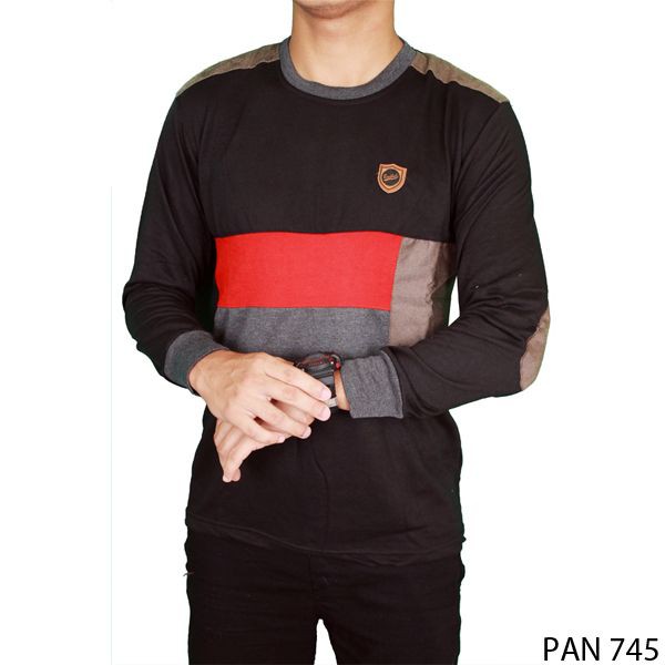 Kaos Trendy Lengan Panjang Baby Tery Hitam – PAN 745