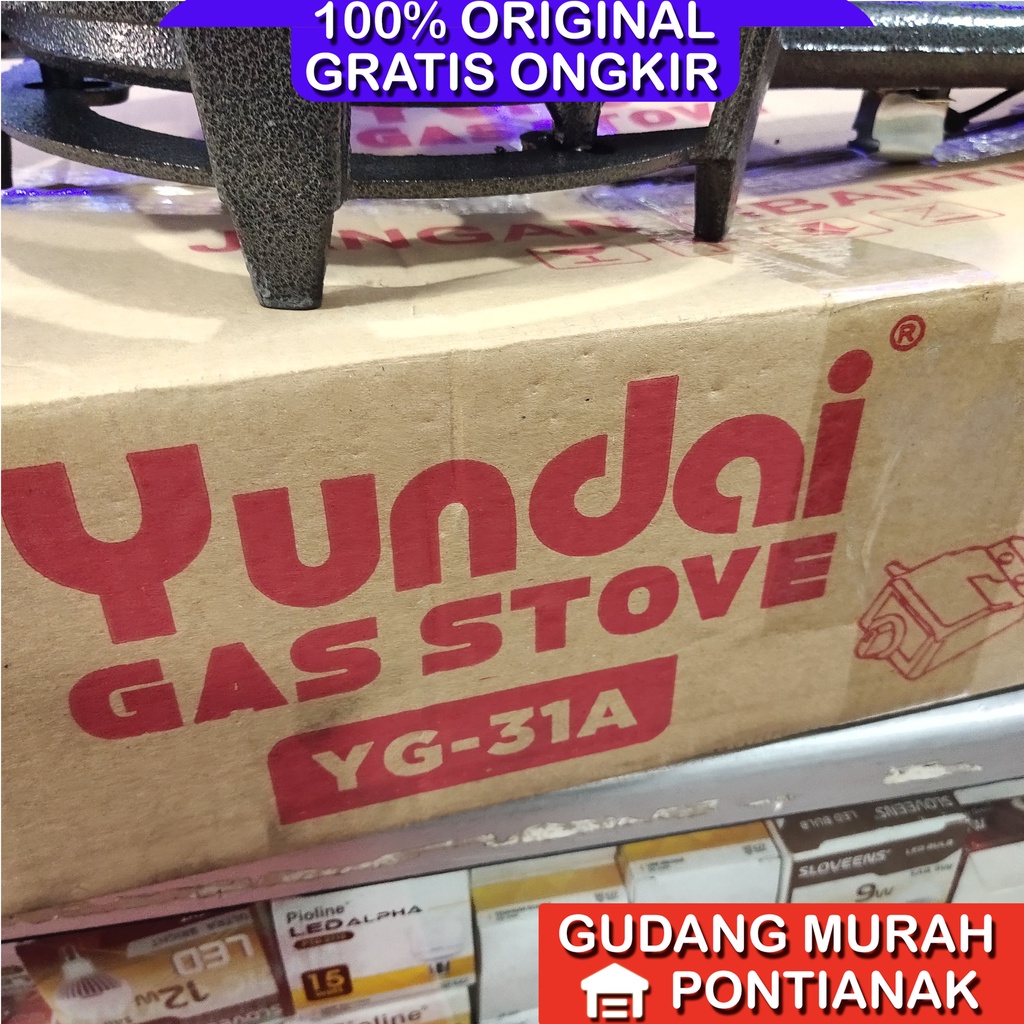 Kompor Gas Cor Yundai api 1000 seribu komersil restoran usaha 31A