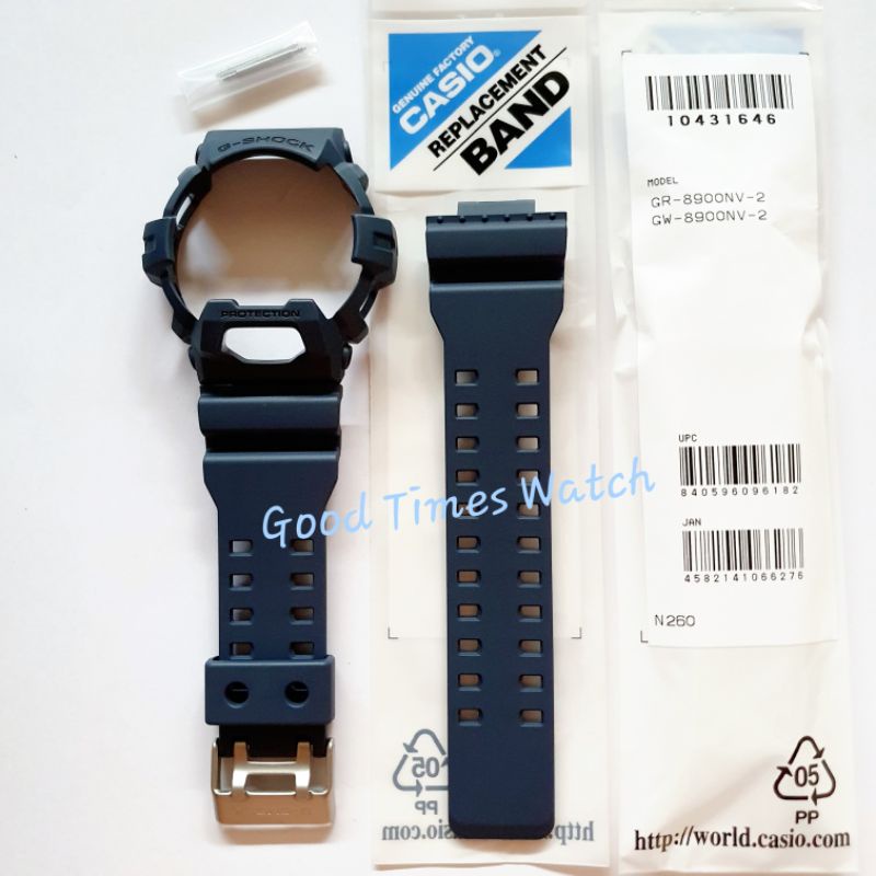 PAKET STRAP BEZEL G-SHOCK GR-8900NV-2 GR 8900NV GW 8900NV GR 8900 Casio Original