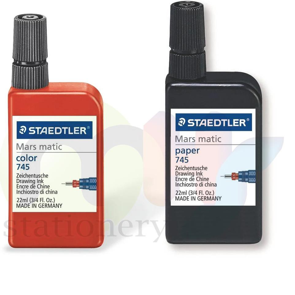 

Stok Baru.>ick-364 Tinta Staedtler Mars® matic 745 | Drawing Ink / rapido (ASLI)