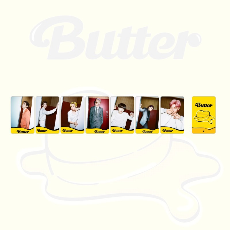 7pcs / Set Kartu Lomo Foto Kpop  Butter Untuk Fans