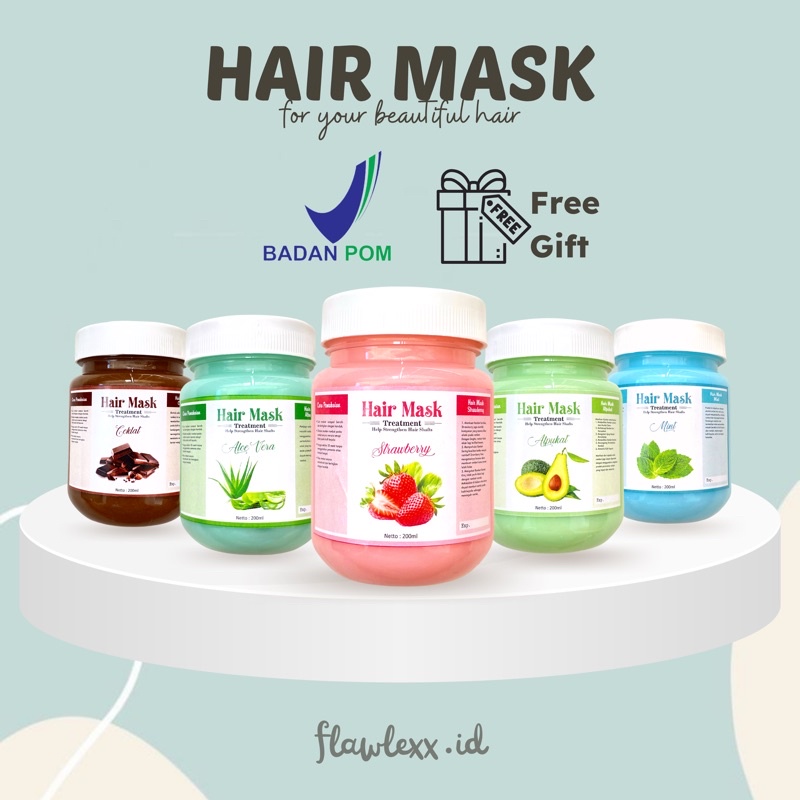 Hair Mask BPOM Masker rambut Creambath Ala salon Murah By ACL 200ml ORIGINAL