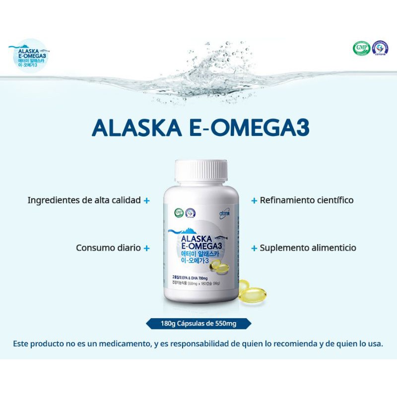 Alaska E- Omega3 Dewasa. Omega 3 Alaska E dewasa