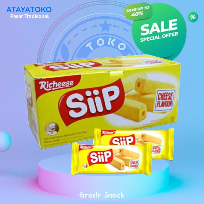 

(BOX) Siip Nabati Box ( 20pcs x 5 gram) grosir toko snack