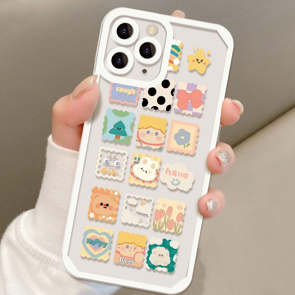 Soft Case TPU Motif Doodle Untuk Vivo Y20 Y21 Y17 Y11 2019 Y12 Y15 Y15S Y30 Y95 Y91 Y91C Y93 Y90 V23 V23e S12 Y3 Y32 Y20T Y31 Y51