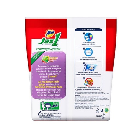 ATTACK JAZ 1 DETERJEN BUBUK 800GR