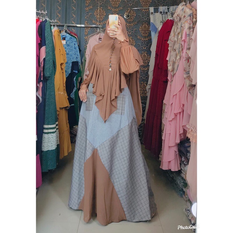 Gamis Dawiyah Syari Original By Fazle Collection