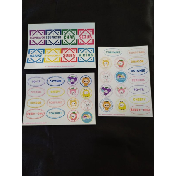 

VICTON - Sticker Toniiminii A6 (unofficial)
