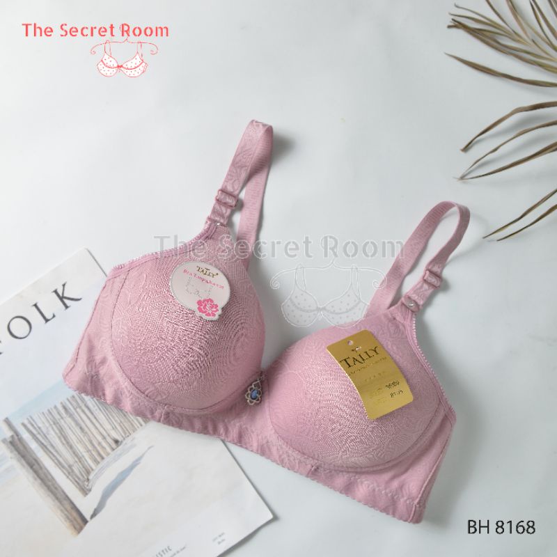 TALLY BRA BH 8168 | CUP B BESAR | BUSA TIPIS  | TANPA KAWAT | SIZE 36 - 42