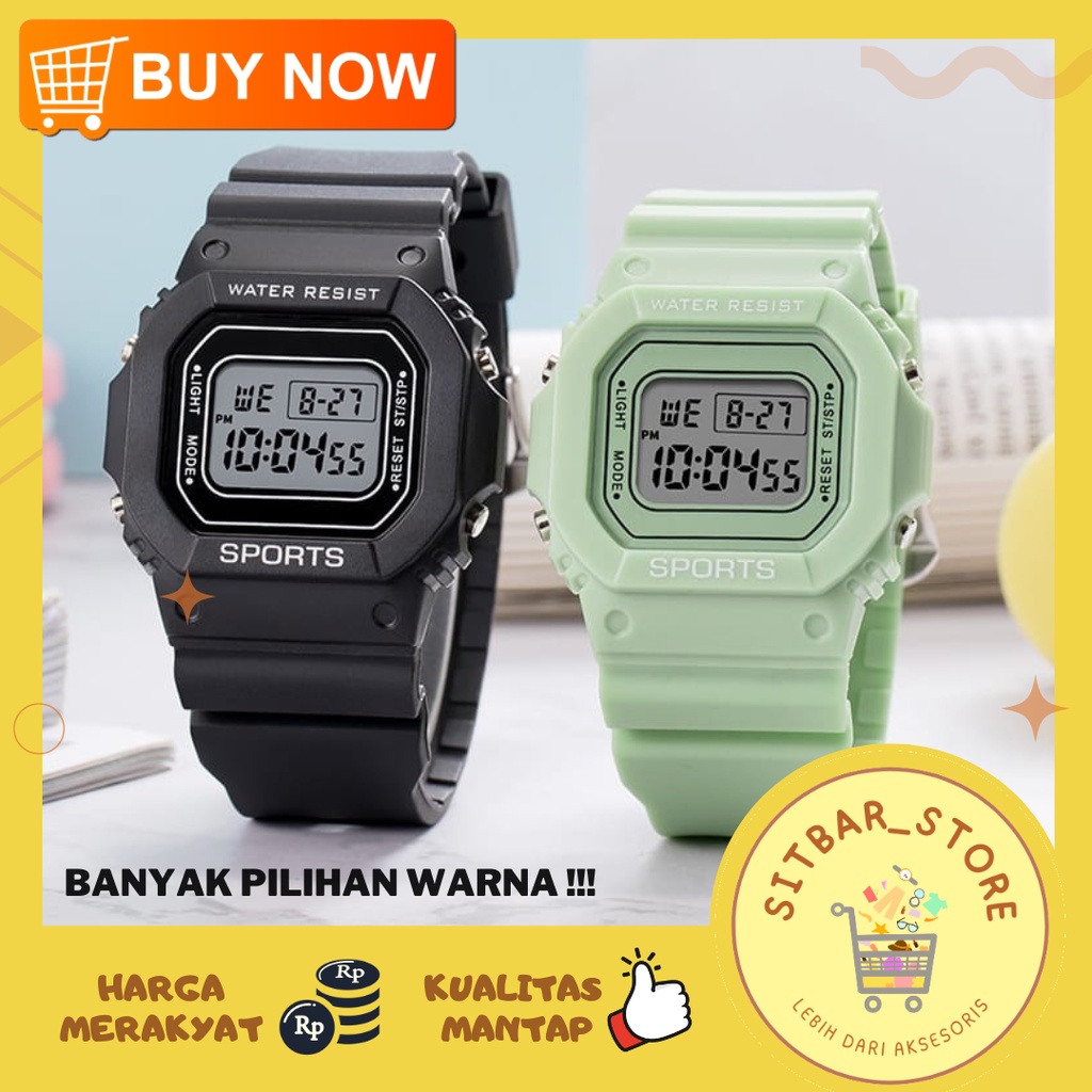 IMPORT TERBARU MURAH ORIGINAL CANTIK BUAT WANITA / Jam tangan wanita pria couple cewek cowok digital