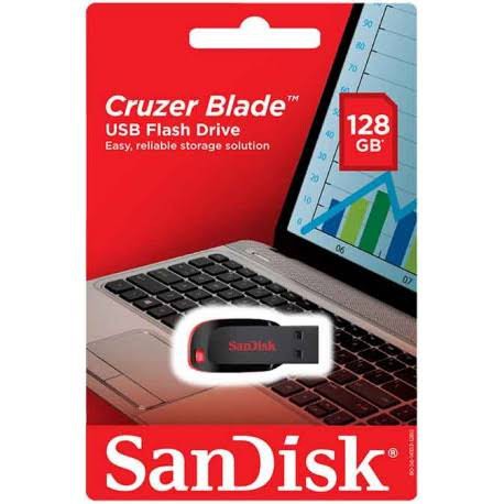 FLASHDISK 128GB SANDISK USB FLASH 128GB SANDISK BLADE CZ50 128GB