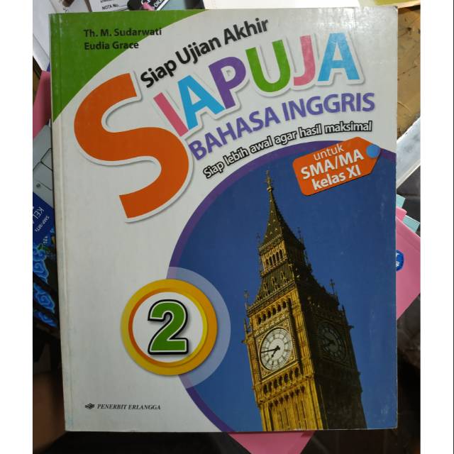 Siapuja bahasa Inggris SMA kelas 11 XI Erlangga