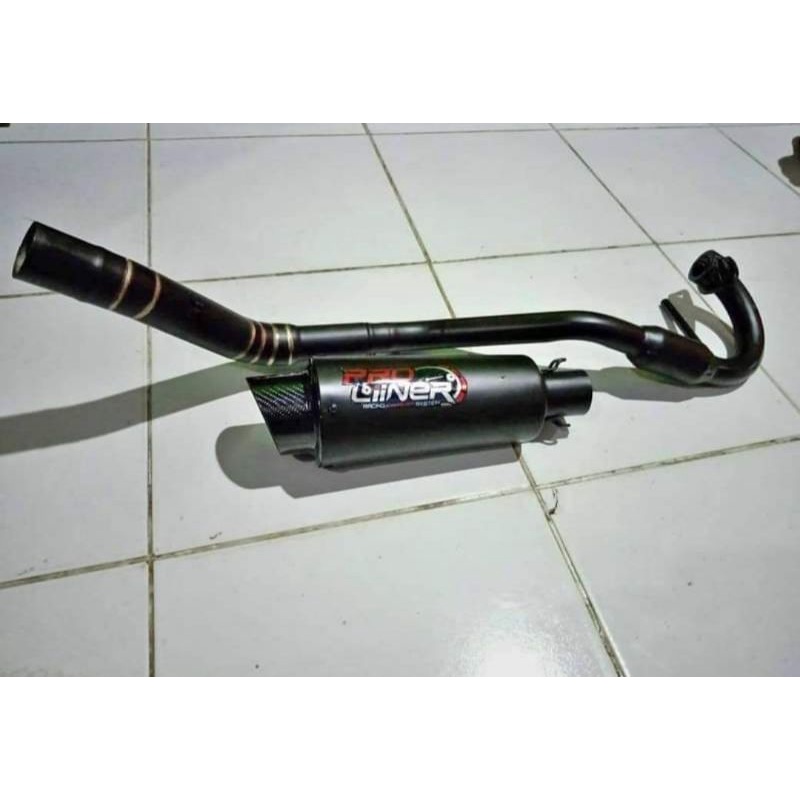 Knalpot proliner crf tr1 short untuk crf/dtracker/wr155