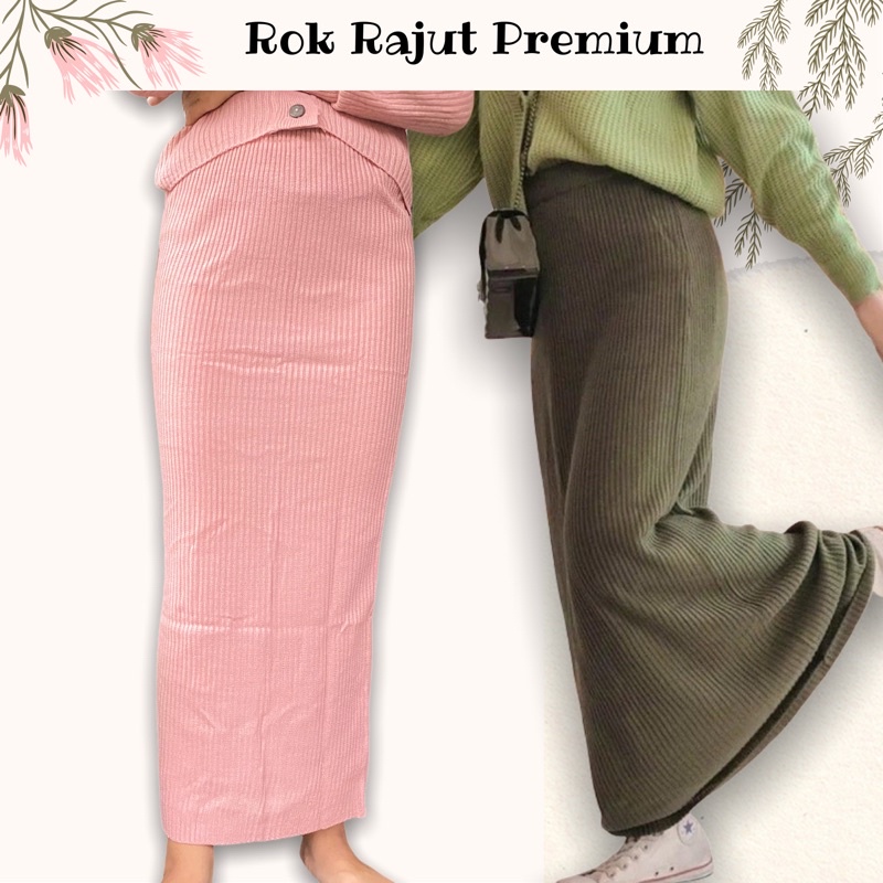 ROK SPAN  RAJUT / ROK PREMIUM / ROK RAJUT / ROK KNIT RAJUT PREMIU / ROK PREMIUM RAJUT