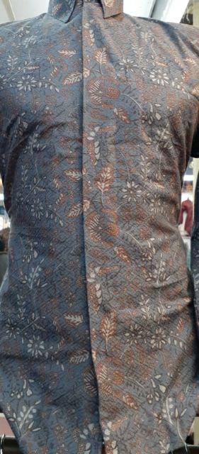 Kemeja Batik Prabu Bahan Dobby Reguler Fit A549