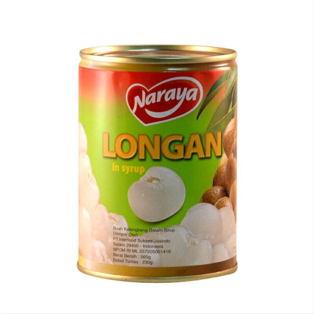 

Naraya Longan In Syrup Buah Kelengkeng Kaleng 565gr