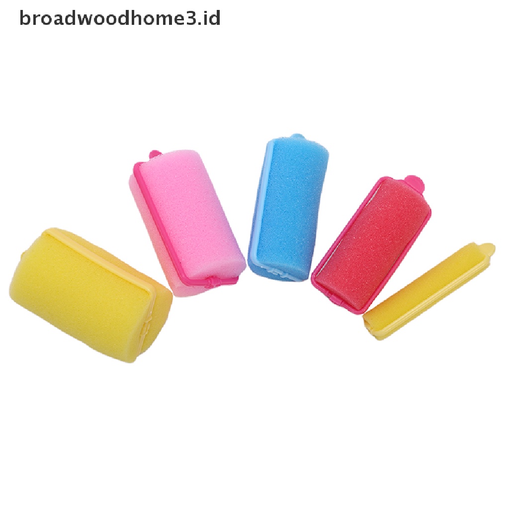 1 Set Alat Pengeriting Rambut Bahan Busa Lembut Gaya Vintage