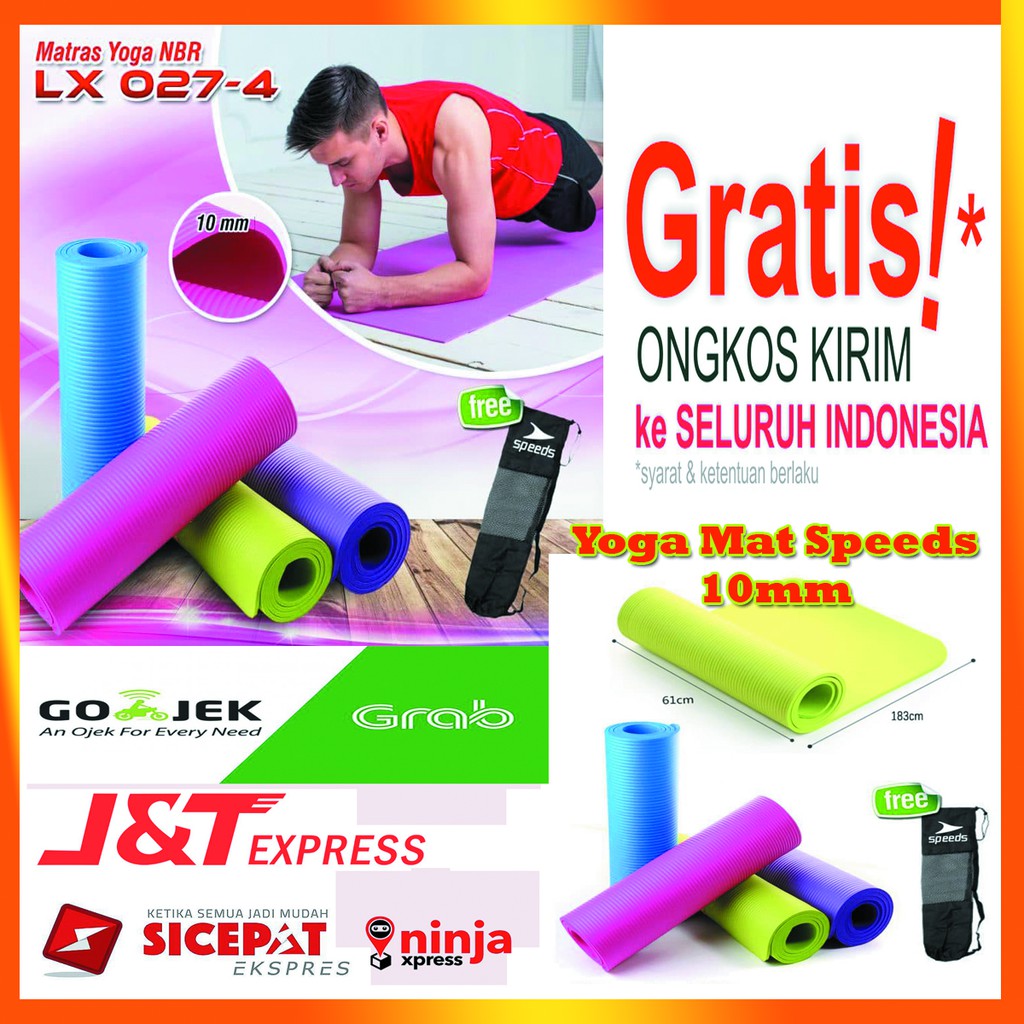 MATRAS YOGA SPEEDS / YOGA MATT / GYM MAT / EXERCISE MAT / YOGA MATRAS / MATRAS YOGA MURAH