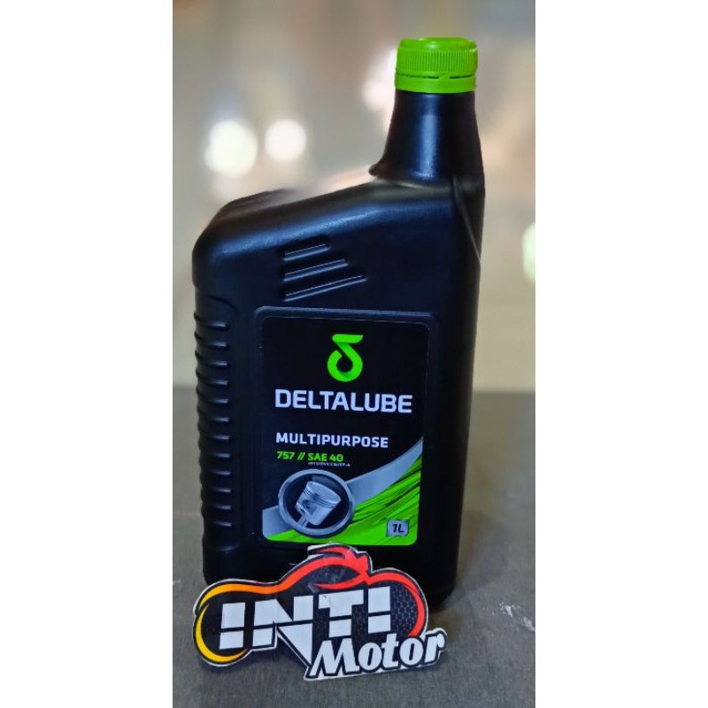 Oli DELTALUBE 1lt 1liter 1L 757 731 Super SAE 1 liter 40  20W50 murah oil Delta lube 1 liter deltalu
