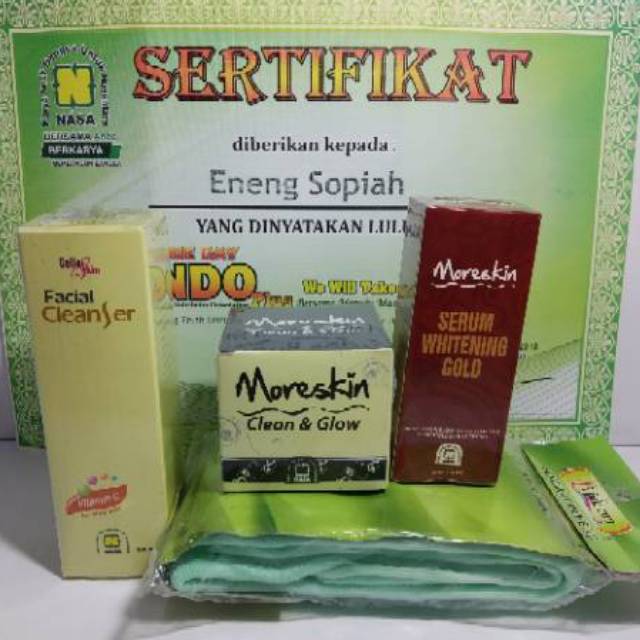 Paket glowing ORI Produk NASA gratis bandana