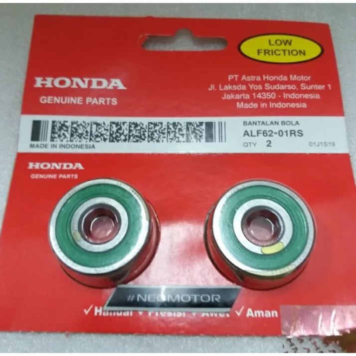 Bearing Laher 6201 RS (SET) ALF6201RS AHM