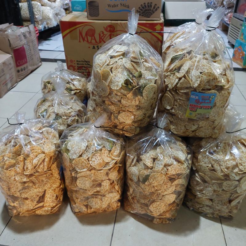 KRIPIK TEMPE SAGU 250 Gram / SNACK KILOAN / SNACK MURAH / ALMA.SNACK