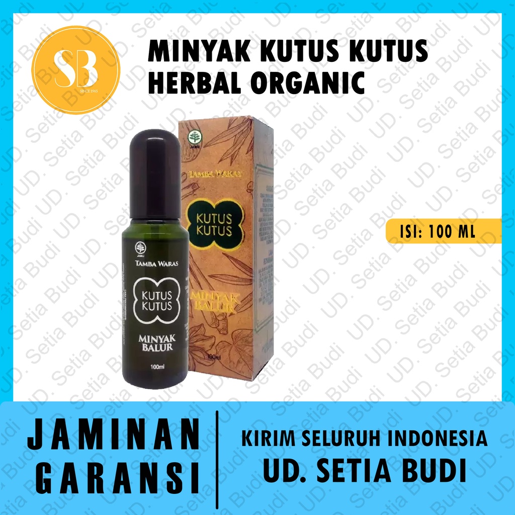 Minyak Kutus Kutus Herbal Organic ASLI