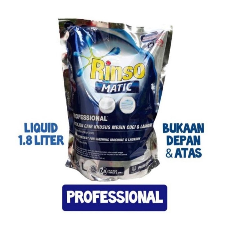 Rinso matic cair 1,8 liter profesional murah