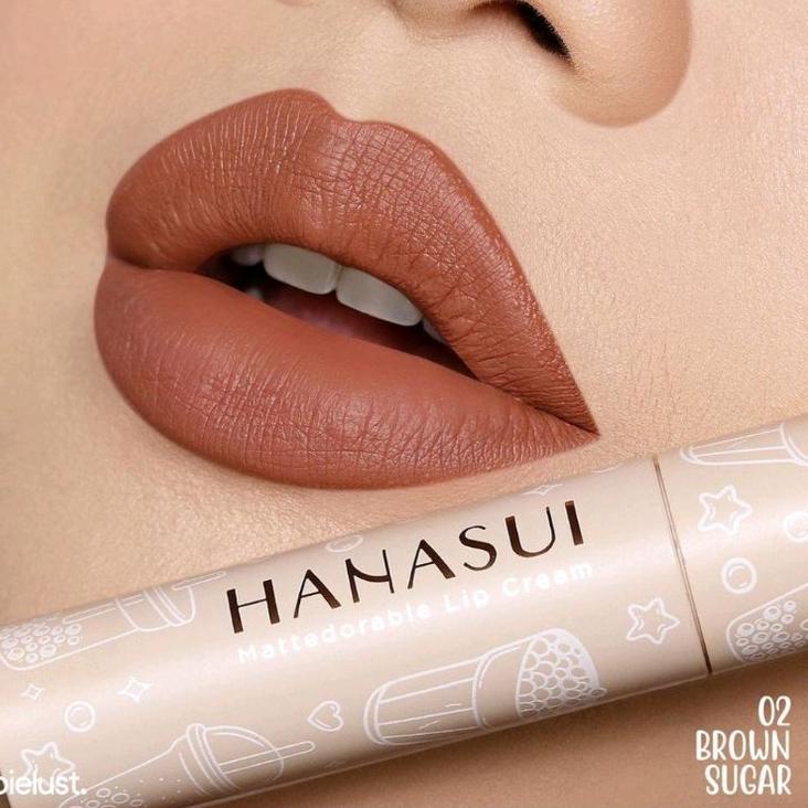 F7N " GEBYARR SALE " HANASUI MATTEDORABLE LIP CREAM - BOBA EDITION VJ77 ➚