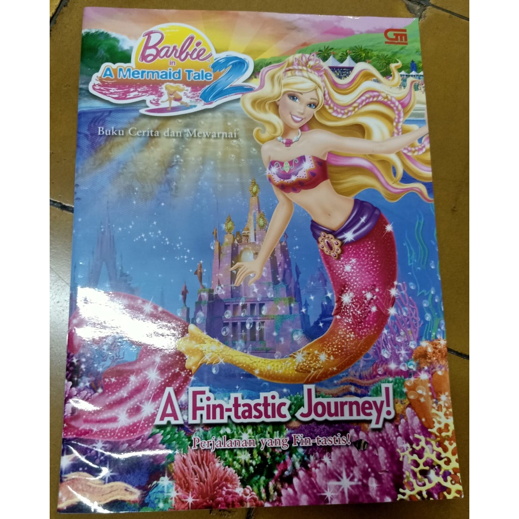 Buku Aktivitas Anak Barbie in A Mermaid Tale 2 "A Fin-tastic Journey