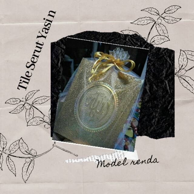 Tile serut yasin / kantong tile souvenir / sarung tile yasin