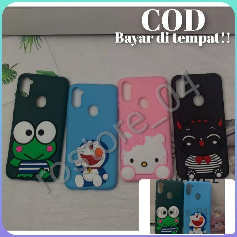 XIAOMI REDMI 9 SOFTCASE KARET BONEKA 3D /SILIKON CASE BONEKA KARAKTER