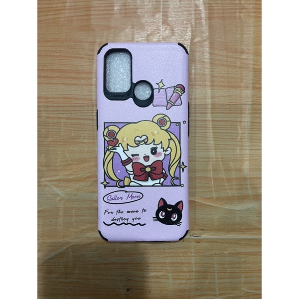 SOFTCASE VIVO Y20 Y20S Y17 REDMI 4A 5A 9A INFINIX HOT 9 PLAY SMART 4 - LEATHER CASE SAILOR MOON