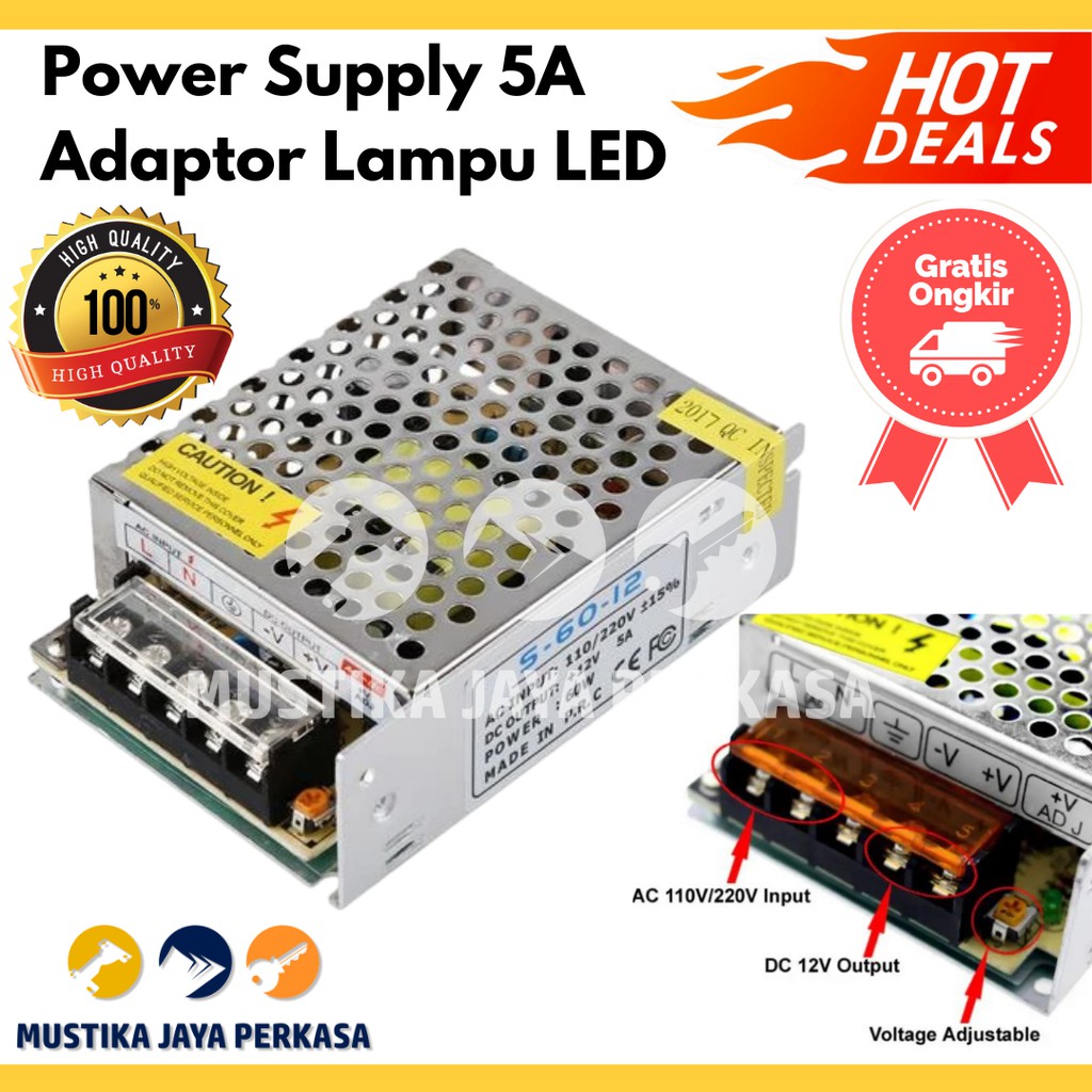 Adaptor Lampu LED 5A