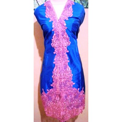 Kain Kebaya Bordir Kerancang Taffeta Silk