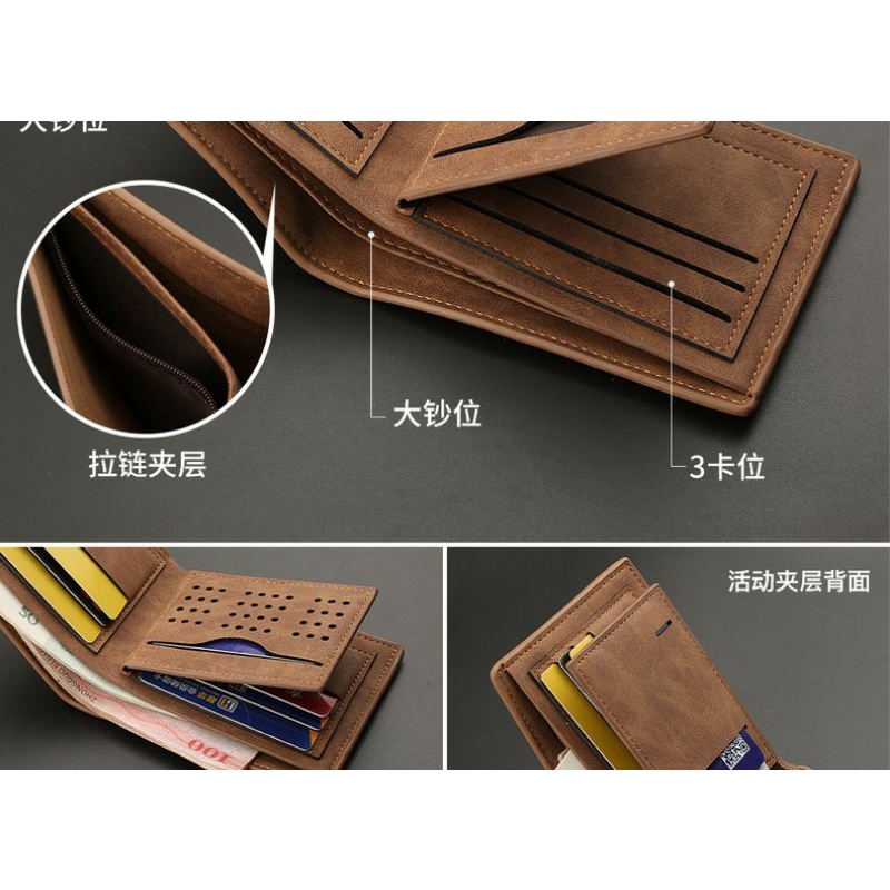 [ETC] Hengsheng Dompet Pria Impor Men's Short Wallet Original Exclusive Branded-2