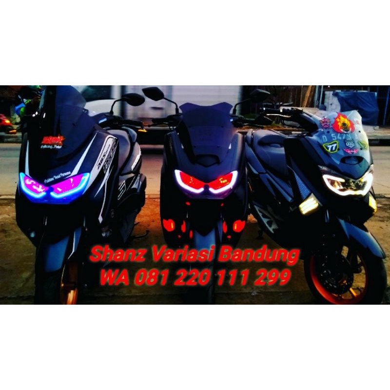 Paket Hemat Led Alis & Demon Eye + Saklar on/off Lampu Utama All New Nmax