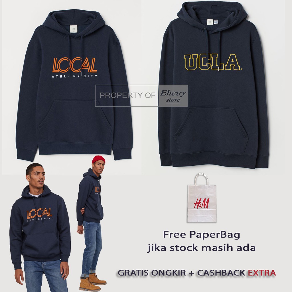 HOODIE HM H&amp;M LOCAL / HOODIE UCLA hoodie hnm original