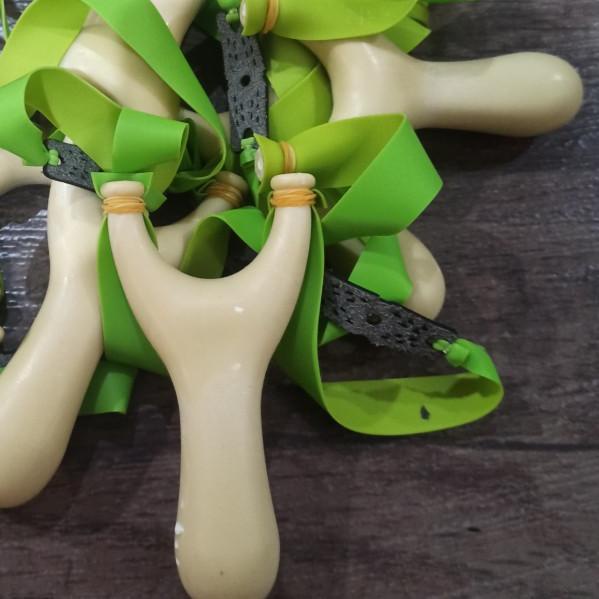 ❃ Ketapel Slingshot bahan resin bonus karet flatband SUPER MURAH ✷