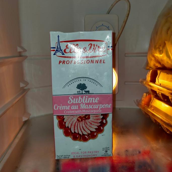 

(BISA COD) Elle & Vire Mascarpone 1 Liter / Elle Vire Sublime Mascarpone 1L