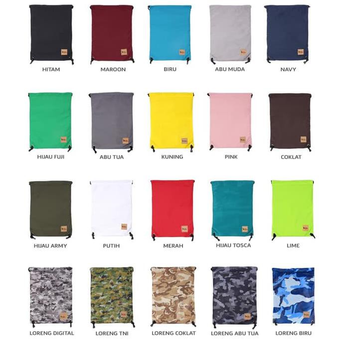 Tas Serut Pria/Wanita "LORENG ABU TUA"